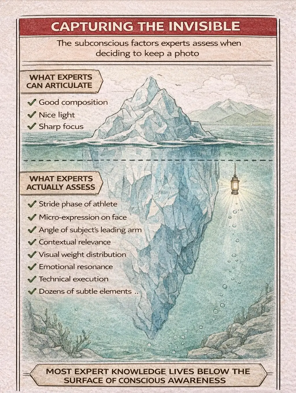Most expert knowledge lives below the surface of conscious awareness